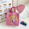 Nova Bolsa Bonita Retrato de Família do Gato Kt Grande Capacidade Estudante Deslocamento Viagem Versátil Alta Qualidade Bolsa de Pano Venda por Atacado