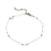Pulsera Versátil de Acero Inoxidable con Perlas Hechas a Mano en Forma de Corazón, Moda Coreana Trendy, Colorida para Niñas y Mejores Amigas, Venta al por Mayor