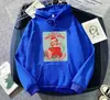 Estación independiente sudadera con capucha de forro polar de comercio exterior europeo y americano suéter para hombre y mujer otoño e invierno tops de pareja holgados Amazon