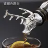 Tapón de Botella de Vino, Tapón de Botella de Vino Tinto, Tapón de Botella de Vino Sellado y Conservador de Frescura, Set Creativo de Animales para Vino, Tapón de Vino, Adornos, Artículos de Bar