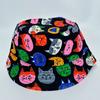 Chapéus Infantis para Meninos, Chapéus Bucket Primavera e Verão, Novos Chapéus de Sol Infantis Estampados, Chapéus de Proteção Solar para Meninas, Chapéus de Pescador para Bebês Meninos