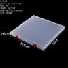 Caja Transparente de PP a Prueba de Polvo Transfronteriza Caja de Almacenamiento para Cuentas Perler de Escritorio Caja de Empaque para Piezas de Joyería con Tapa Caja Cuadrada de Plástico