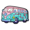 Série de Verão Transfronteiriça Charms para Tamanco Desenho Animado Arco-Íris Carro Tartaruga Acessórios DIY Decorações de Borracha Macia PVC