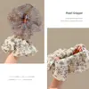 Scrunchie Floral para Mulheres 2026 Novo Estilo Laço de Cabelo de Alta Qualidade Corda de Cabelo Coque Faixa de Cabelo Acessório de Cabelo