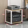 Rack de Amplificador Multi-camada Doméstico Espaçamento Ajustável Suporte de Máquina de Vesícula Móvel Gabinete HIFI Pé de Suporte para Alto-falante de Áudio
