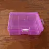 Caja Vacía de Plástico Transparente PP con Tapa Organizador de Escritorio Caja para Accesorios Pequeños Caja para Joyas Portátil Caja de Almacenamiento para Piezas de Ferretería