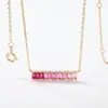 Colar Arco-Íris Boêmio Personalidade Simples Prata Esterlina S925 Moda Leve Luxo Versátil Venda Quente Transfronteiriça