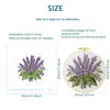 Kit de Bordado 3D Estilo Europeu Lavanda Pacote de Material Artesanal DIY para Iniciantes Pintura Decorativa para Quarto Fornecimento Direto do Fabricante