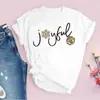 Amazon Tops para Mujer Nuevos Productos Árbol de Navidad Merry Claus Papá Noel Blancos Lindos Tops de Moda para Mujer