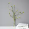 Galhos de espuma com folhas, materiais para arranjos florais, flores artificiais, galhos de árvore de espuma artificial falsos, plantas verdes artificiais secas, itens decorativos