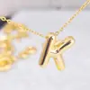 Accesorios para Joyería DIY Acero de Titanio Acero Inoxidable Chapado en Oro de 18K Colgante Mini Letra Burbuja Estilo Ins 2024 Círculo