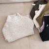 23 otoño e invierno versión coreana de niños y niñas bebé color caramelo moda suéter grueso suéter básico para niños marea suave ceroso