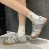 Zapatillas de entrenamiento alemanas de colores block, estilo feo-lindo, para mujer, nuevo verano 2026, transpirables, deportivas casuales vintage, zapatillas de malla