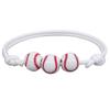 Pulseras Populares Tejidas de Béisbol Transfronterizas, Muñequeras Deportivas de Baloncesto, Fútbol, Rugby, En Stock con Grandes Cantidades y Precios Excelentes