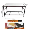 Mesa de Fogo Dobrável Retangular Doméstica Multi-Funcional Grelha de Fogo Mesa de Aquecimento de Inverno Uma Mesa Multi-Uso Mesa de Centro Mesa de Aquecimento Elétrico