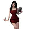 Uniforme de Secretaria Ol Lencería Sexy, Realce de Busto Pequeño, Diseño Seductivo de Entrepierna Abierta, No Necesita Quitarse, Conjunto de Falda Bodycon Sexy y Apasionado