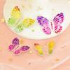 Aurora colorido chapado en oro Color Mariposa accesorios diy funda para teléfono móvil pulsera colgante material hecho a mano con cuentas al por mayor