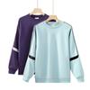 Marca de Moda Transfronteriza Estilo Americano Camiseta de Manga Raglán Camiseta de Grupo Hombro Peso Pesado Sudadera de Cuello Redondo Personalización