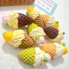 Cono de Helado de Crema de Durazno Simulado 3D Juguete Accesorio de Resina Decoración Creativa Llavero DIY Colgante para Bolso