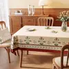 Nuevo mantel de estilo americano vintage para uso doméstico, de PVC lavable, impermeable y resistente al aceite, con un tacto lujoso y de alta gama, adecuado para mesas de comedor y mesas de centro.