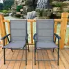 Silla de Ocio Plegable para Terraza Exterior, Silla de Computadora, Balcón, Café, Portátil para Exteriores, Hogar, Respaldo Plegable
