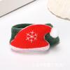 Pulsera decorativa con anillo de presión navideño, regalo pequeño y bonito, anillo de raqueta de alce navideño, comercio exterior, venta al por mayor, directa de fábrica
