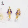 Accesorios de Esmalte Cloisonné Joyería Colgante Ruyi Pendientes Accesorios para Pulseras DIY Adornos
