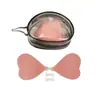 Almofadas Pequenas em Formato de Coração para Bikini Feminino, Push-Up Invisível à Prova d'Água para Moda Praia de Verão