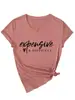 Cara Difícil Amazon Ebay Sitio Independiente Casual Simple Camiseta de Manga Corta con Cuello en V para Mujer