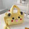 Bolsa de Felpa para Niñas, Bolso Cruzado, Bolso de Mano de Niña Oso Fresa