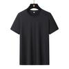 Camiseta de Verano de Seda de Hielo con Cuello Redondo para Parejas de Secado Rápido Cómoda y Transpirable Manga Corta para Deportes de Carrera Venta Directa de Fábrica Soporte para Dropshipping
