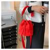 Bolso de felpa de nicho para mujer, bolso bandolera portátil con cordón, estilo coreano, para otoño e invierno, 22 unidades