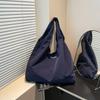 Bolsa de Lona Floja Estilo Coreano Bolso de Mujer Verano Casual Gran Capacidad Bolso Tote Bolso de Hombro para Clase de Estudiante Bolso de Mano