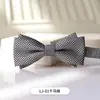 Pajarita para Hombre Boda Novio Padrino Banquete Fiesta Cabeza Plana Pajarita Vestido Formal Casual Negocios Caballero Doble Corbata