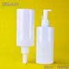 Botella de Loción Corporal Personalizada de 200 ml, Botella de Aceite Limpiador, Plástico PET, Bomba de Presión PP, Producto Cosmético Blanco para el Cuidado de la Piel, Botella Vacía