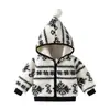 Abrigo de Bebé para Otoño e Invierno, Ropa Elegante para Bebés con Forro de Felpa, Abrigo de Invierno con Capucha para Niños Pequeños, Ropa de Algodón para Bebés, Conjunto para Salir de un Año