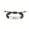 Pulsera de Acero Inoxidable Tejida a Mano con Placa Curva Grabada de Acero de Titanio para la Temporada de Graduación 2026 Transfronteriza Europea y Americana Venta al por Mayor