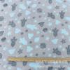 Nova flanela luminosa impressão 230g poliéster dupla face flanela cartoon animal pijama tecido de flanela