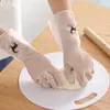 Guantes Impermeables de Látex de Caucho para el Hogar para Lavar Ropa y Platos, Herramienta de Limpieza para Mujer, Gruesos y Duraderos para Uso en Cocina
