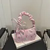 2026 Nueva Moda Estampado de Moño Casual Simple Bolso de un Solo Hombro Bolso de Axila para el Trabajo Bolso Ligero Bolso de Mujer