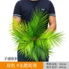 Parede de Plantas Simuladas Parede de Plantas Verdes Gramado Falso de Plástico Parede de Fundo Cabeça de Porta de Eucalipto Loja Interna Parede de Flores Decoração