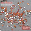 Decorações Coloridas Mistas de Zircônia com Fundo Plano para Nail Art Atacado, Acessórios de Unha Mini Zircônia Chanfrada Marquise Gota Retangular