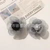 Flor de Cristal Original Pequena Estilosa com Núcleo Florido, Flor de Organza para Roupas DIY, Acessórios de Broche para Headwear