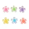 Accesorios de Resina Transparente Flor de Cerezo Flor de Cinco Pétalos DIY Pegamento de Crema Parche para Funda de Teléfono Accesorios para Tocados