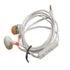 Fones de ouvido com fio para computador e telefone 3,5 mm, in-ear, com microfone, estilo simples e elegante, para música com subwoofer