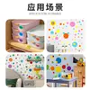 Papel de Etiqueta Adhesiva Redonda de Puntos de Colores Se Puede Escribir a Mano y Pegar con Pegatinas de Sellado de Varios Tamaños