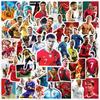 50 Novos Adesivos de Manual de Estrela de Futebol Ronaldo Skate Caderno Telefone Celular Copo de Água Adesivos Decorativos Atacado