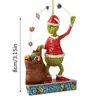 Diversión Navideña Transfronteriza Decoraciones Colgantes del Grinch Decoraciones Navideñas Adornos de Árbol de Navidad Acrílicos Decoraciones Colgantes