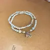 Nuevo Pulsera Estilo Chino para Mujer, Pulsera Étnica de Perlas, Tendencia Nacional Retro Joyería de Amistad Fábrica Mayorista Jade