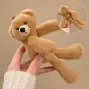Lindo Pinza para el Cabello de Peluche de Osito de Peluche para Mujer, Pinza Lateral, Pinza Bb, Pasador, Pinza Grande de Tiburón para la Parte Posterior de la Cabeza, Accesorio para el Cabello de Osito de Peluche